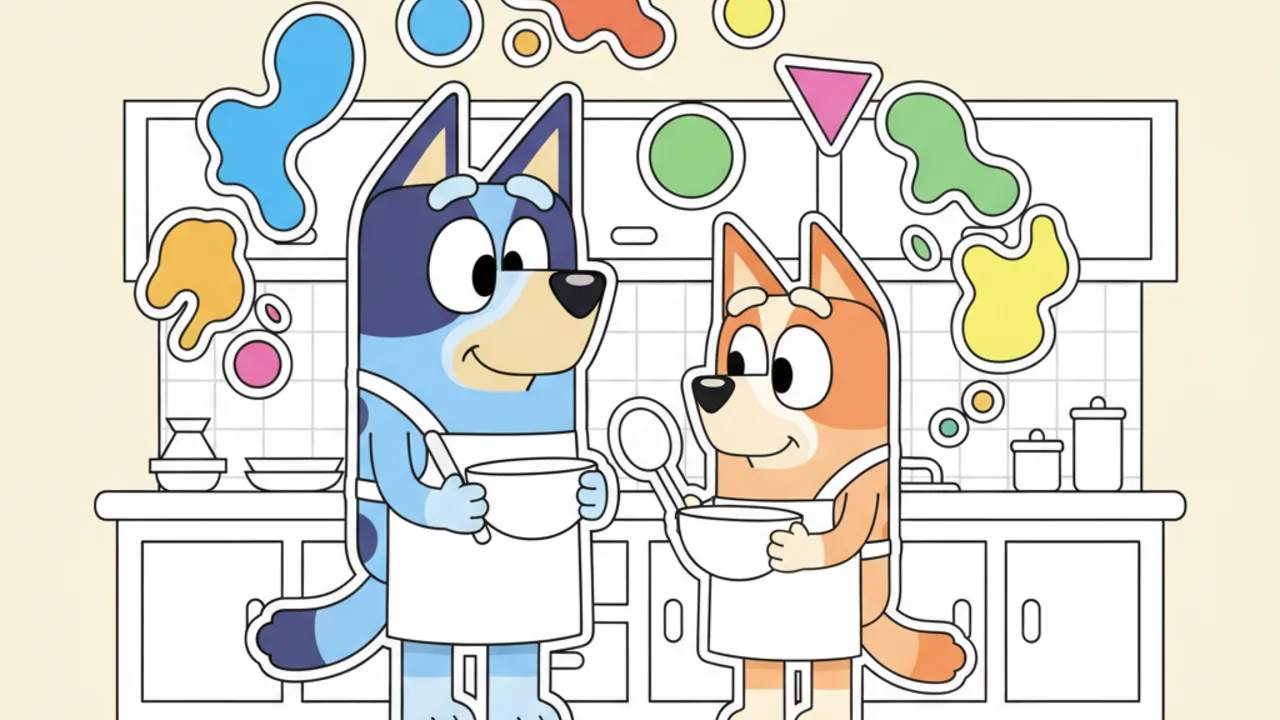 Online Coloring: Bandit and Chilli in the Kitchen for Kids