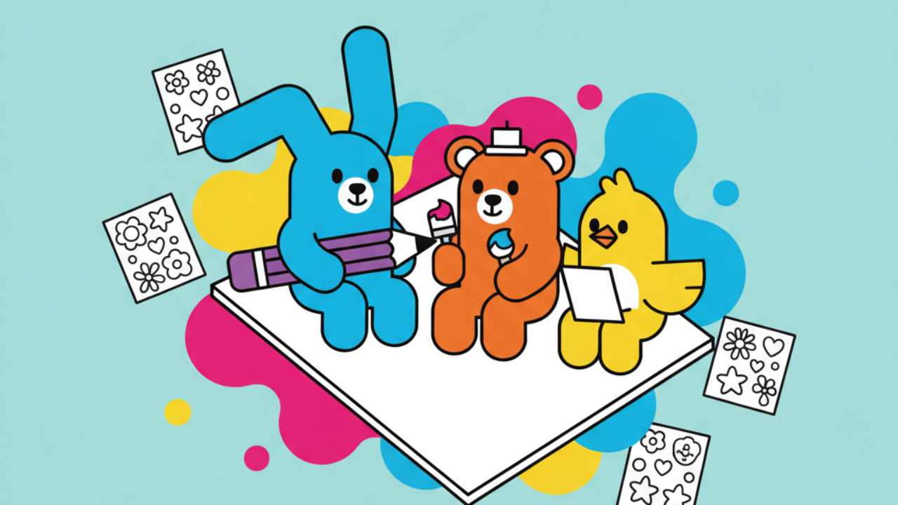 Desenhos do Bobbie e sua Turma para Colorir e Criar