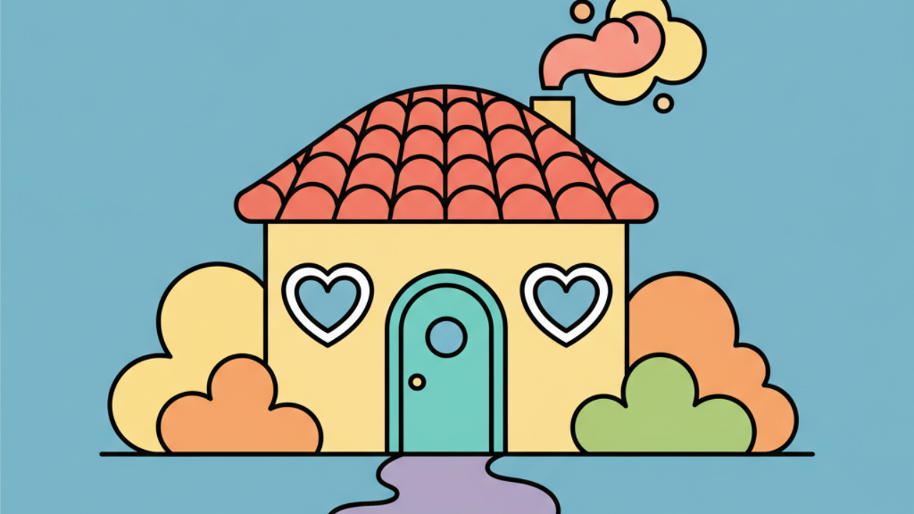 Cute House Coloring Pages: Cozy Home Designs to Print