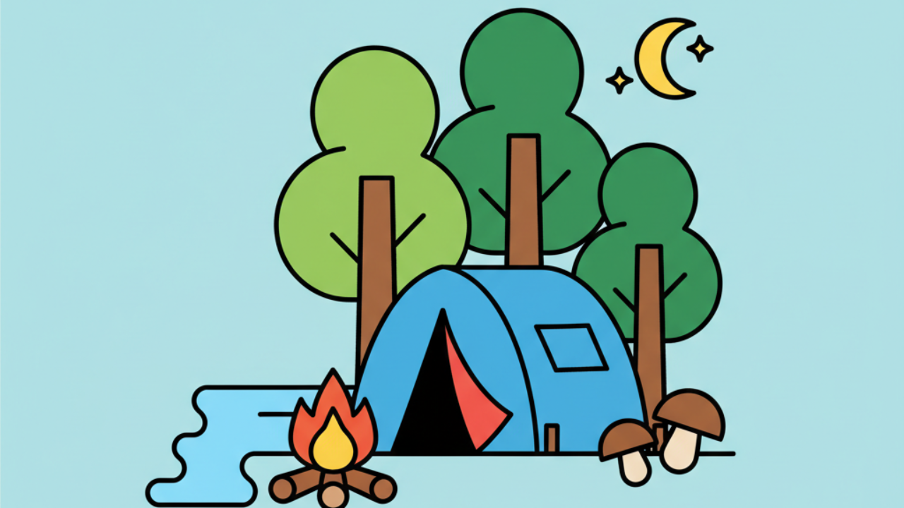 Forest Camping Coloring Pages: Fun & Educational Activities