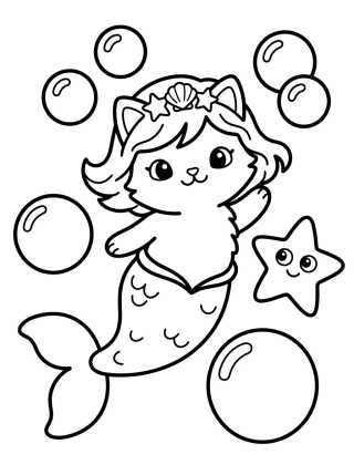 Desenho de MerCat in Dreamland para colorir e imprimir grátis