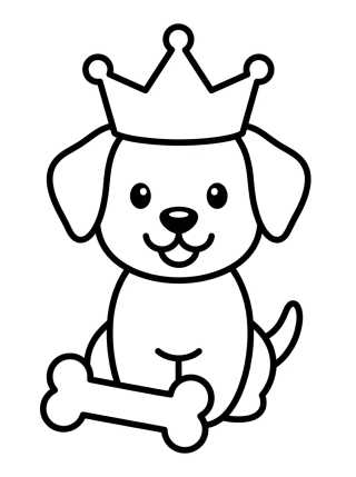 Desenho de Chloe the Cute Dalmatian para colorir e imprimir grátis