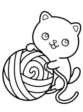 Coleção de desenhos para colorir: Cute Kawaii Animals