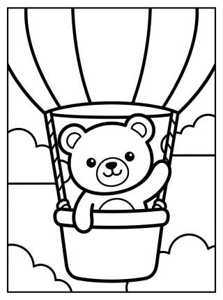 Coleção de desenhos para colorir: Kawaii Travel & Adventures