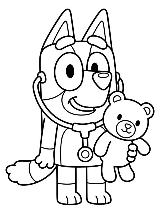 Desenho de Bingo Playing Doctor para colorir e imprimir grátis