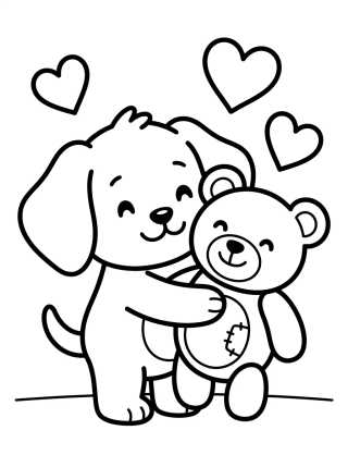 Desenho de Bingo and Bobbil the Bear para colorir e imprimir grátis