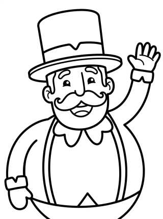 Desenho de Bita Waving Happily para colorir e imprimir grátis