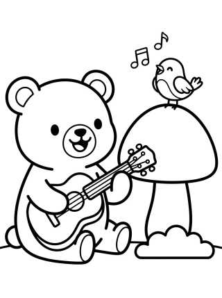 Desenho de Bobbie and the Singing Birdie para colorir e imprimir grátis