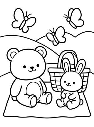 Coleção de desenhos para colorir: Bobbie and Friends