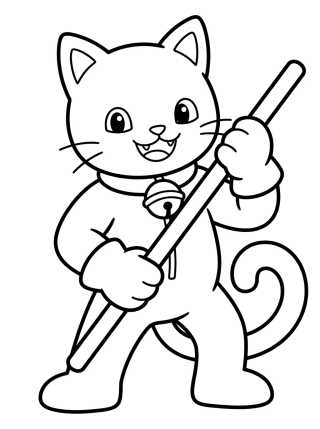 Desenho de Heroic Pose Cat Noir para colorir e imprimir grátis