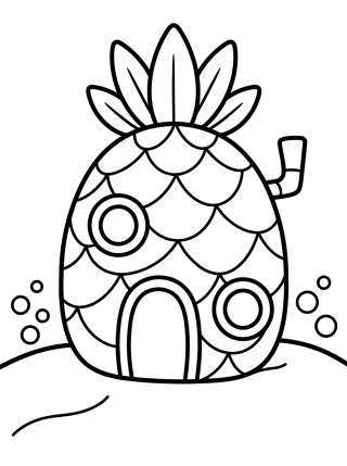 Coleção de desenhos para colorir: Bikini Bottom