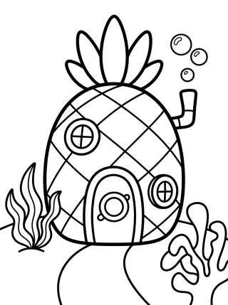 Coleção de desenhos para colorir: Bikini Bottom