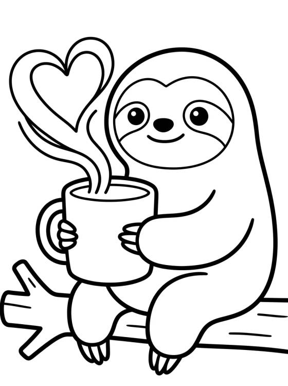 Flash Drinking Coffee para colorir Desenho de Flash Drinking Coffee para colorir e imprimir grátis