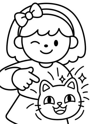 Desenho de Gabby and her Magical Bag para colorir e imprimir grátis