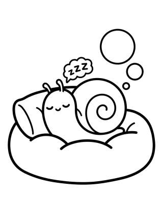 Coleção de desenhos para colorir: Gary the Snail Coloring Pages