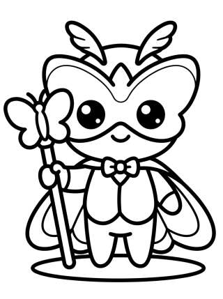 Coleção de desenhos para colorir: Hawk Moth Coloring Pages