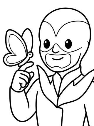 Coleção de desenhos para colorir: Hawk Moth Coloring Pages