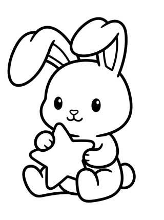 Desenho de Cute Baby Judy Hopps para colorir e imprimir grátis