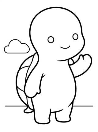 Desenho de Calm Wayzz Kwami para colorir e imprimir grátis