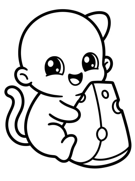 Desenho de Plagg the Black Cat Kwami para colorir e imprimir grátis