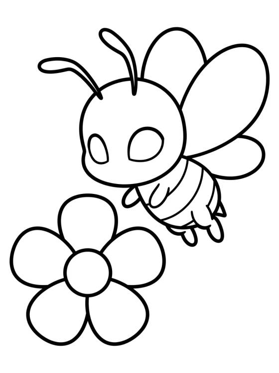 Desenho de Pollen the Bee Kwami para colorir e imprimir grátis