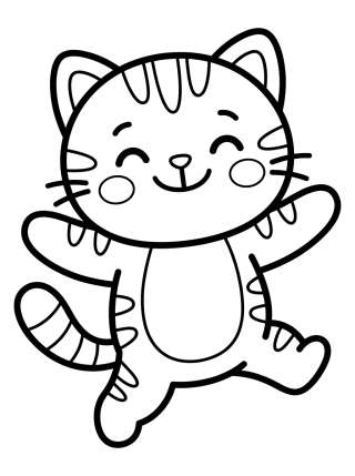 Coleção de desenhos para colorir: Pandy Paws from Gabby's Dollhouse