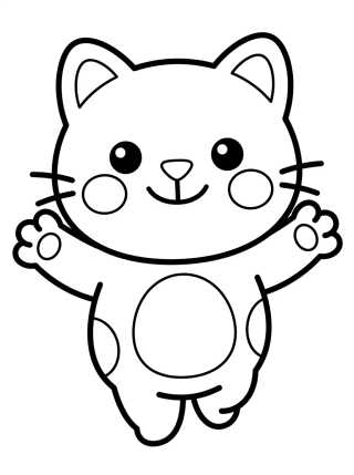 Desenho de Pandy Paws Hug Attack para colorir e imprimir grátis