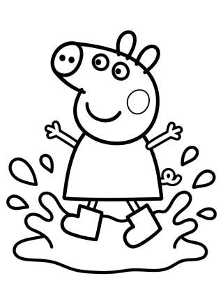 Coleção de desenhos para colorir: Peppa Pig Coloring Pages