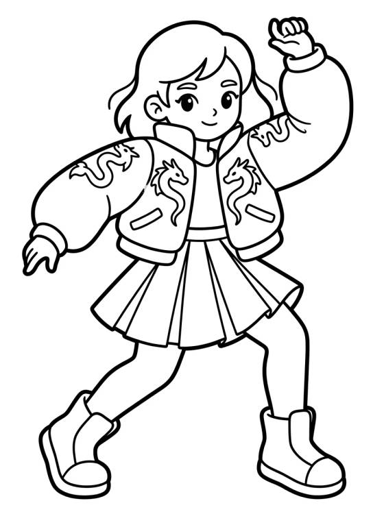 Desenho de Futuristic Stage Outfit para colorir e imprimir grátis