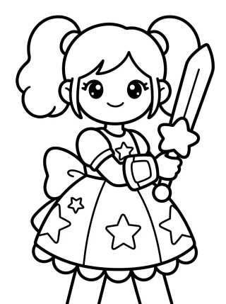 Desenho de Magical Warrior Uniform para colorir e imprimir grátis