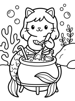 Coleção de desenhos para colorir: Mercat Coloring Pages