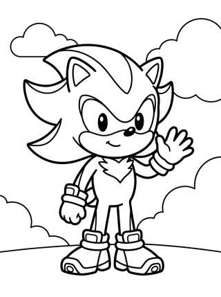 Desenho de Cute Chibi Style Shadow para colorir e imprimir grátis
