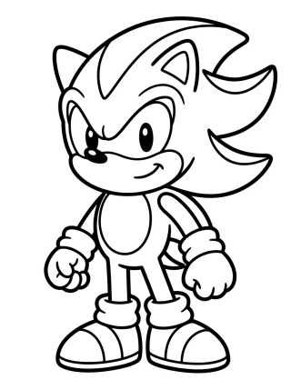 Desenho de Smiling Kawaii Shadow para colorir e imprimir grátis