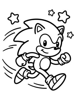 Coleção de desenhos para colorir: Sonic Coloring Pages
