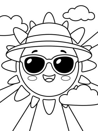 Coleção de desenhos para colorir: Enchanted Summer Coloring Pages