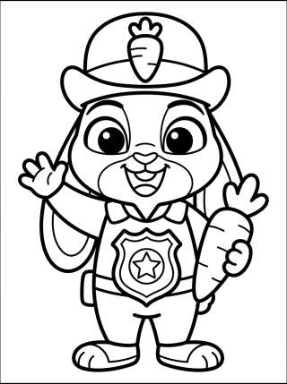 Coleção de desenhos para colorir: Zootopia Coloring Pages